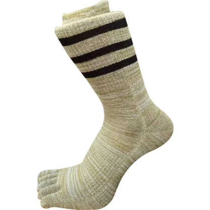 Long Striped Toe Socks - Image 4