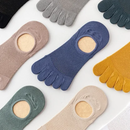 Active Toe-Hugging Crew Socks - Image 6