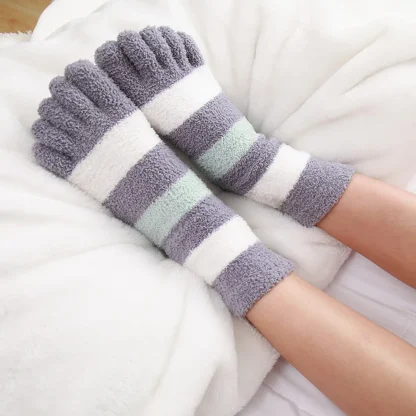Colorful Stripe Toe Socks - Image 5