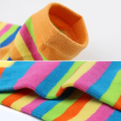 Funky Striped Toe-Pop Socks - Image 3