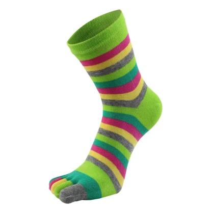 Funky Striped Toe-Pop Socks - Image 5