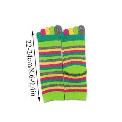 Funky Striped Toe-Pop Socks - Image 7
