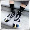 Contrast Patchwork Toe Socks
