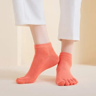 Candy Color Five Toe Socks