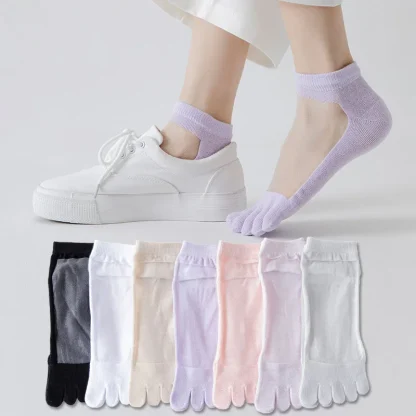 Ankle Open Socks with Toes - Image 5