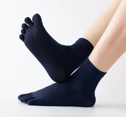 Breathable Tube Socks with Toes