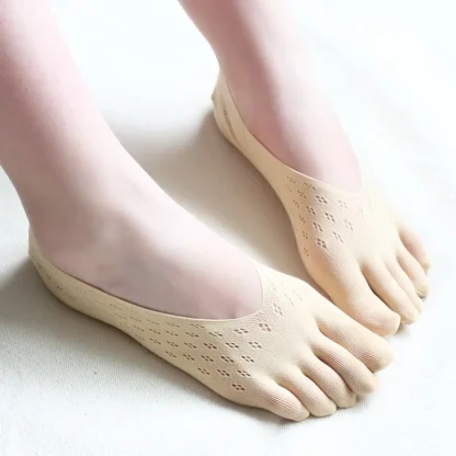 Summer Mesh Socks with Toes - Image 2