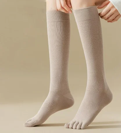 Long Tube Five Finger Socks - Image 2