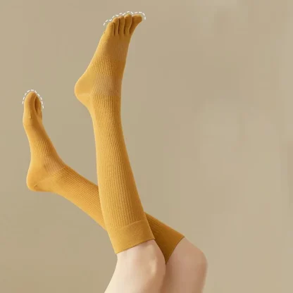 Long Tube Five Finger Socks - Image 3