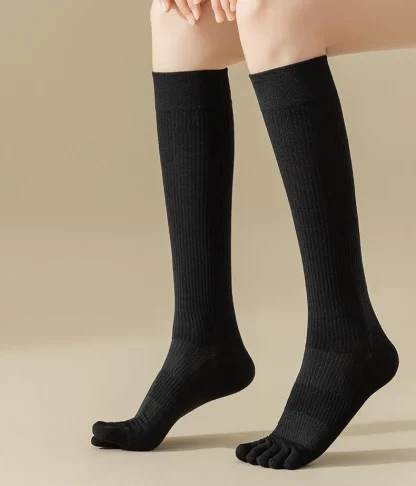 Long Tube Five Finger Socks